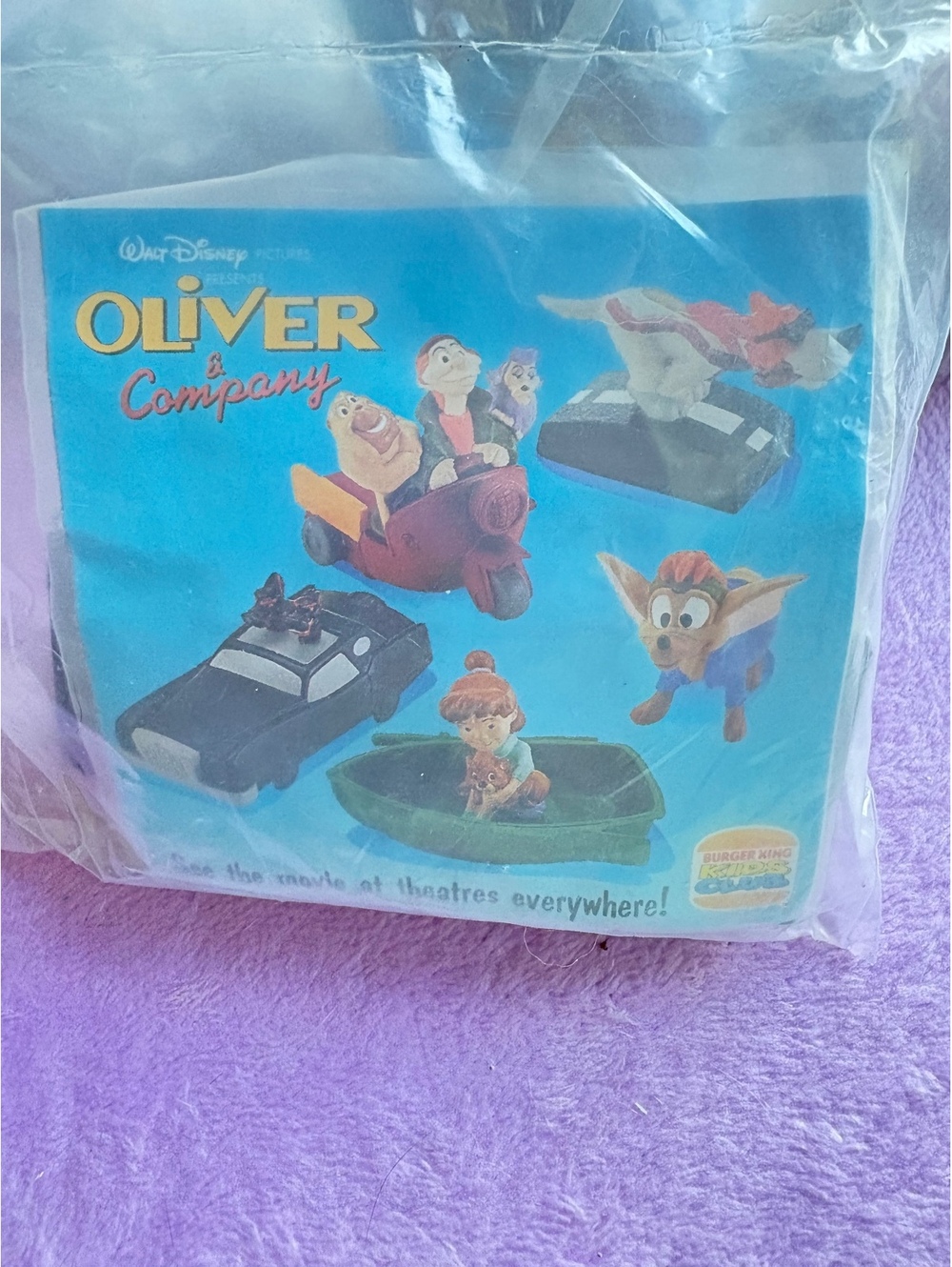 All 5 1996 Oliver and co Burger King toys sealed